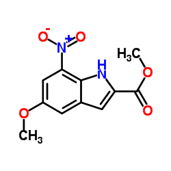 Methyl 5-methoxy-7-nitro-1H-indole-2-carboxylate picture