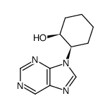 (+-)-cis-2-purin-9-yl-cyclohexanol Structure