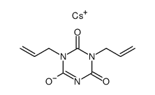 cesium diallylisocyanurate Structure