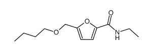 5-butoxymethyl-furan-2-carboxylic acid ethylamide结构式