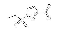 1-ethanesulfonyl-3-nitro-1H-pyrazole结构式