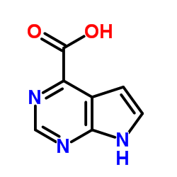 7H-Pyrrolo[2,3-d]pyrimidine-4-carboxylic acid structure