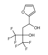 1,3-BUTANEDIOL, 1-(2-FURYL)-4,4,4-TRIFLUORO-3-TRIFLUOROMETHYL-结构式