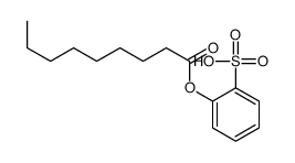 2-nonanoyloxybenzenesulfonic acid结构式