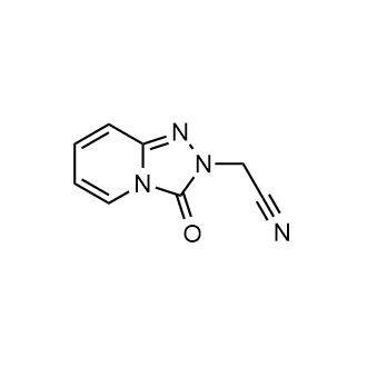 2-{3-oxo-2h,3h-[1,2,4]triazolo[4,3-a]pyridin-2-yl}acetonitrile Structure