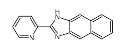 2-pyridin-2-yl-1H-benzo[f]benzimidazole Structure