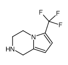 6-(trifluoromethyl)-1,2,3,4-tetrahydropyrrolo[1,2-a]pyrazine Structure