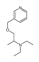N,N-diethyl-1-(pyridin-3-ylmethoxy)propan-2-amine Structure