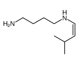 N'-[(E)-3-methylbut-1-enyl]butane-1,4-diamine结构式