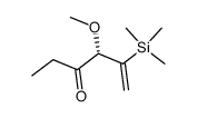 (S)-4-Methoxy-5-trimethylsilanyl-hex-5-en-3-one Structure