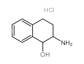 2-AMINO-1,2,3,4-TETRAHYDRONAPHTHALEN-1-OL HYDROCHLORIDE Structure