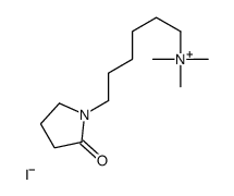 trimethyl-[6-(2-oxopyrrolidin-1-yl)hexyl]azanium,iodide Structure