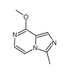 8-methoxy-3-methylimidazo[1,5-a]pyrazine结构式