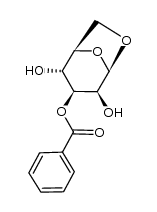 1,6-anhydro-3-O-benzoyl-β-D-mannopyranose结构式