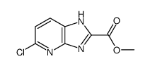 Methyl 5-chloro-1H-imidazo[4,5-b]pyridine-2-carboxylate结构式