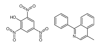 4-methyl-1-phenylisoquinoline,2,4,6-trinitrophenol结构式