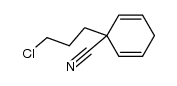 3-(3-chloropropyl)-3-cyano-1,4-cyclohexadiene Structure