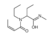 2-[but-2-enoyl(propyl)amino]-N-methylbutanamide Structure