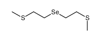 1-methylsulfanyl-2-(2-methylsulfanylethylselanyl)ethane Structure