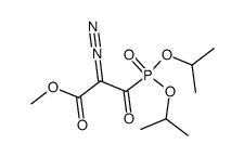 methyl 2-diazo-3-(diisopropoxyphosphinyl)-3-oxopropionate Structure