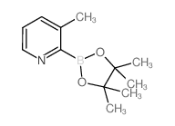 3-Methylpyridine-2-boronic acid pinacol ester结构式