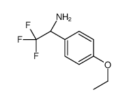 Benzenemethanamine, 4-ethoxy-.alpha.-(trifluoromethyl)-, (.alpha.R)- Structure