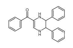 tetrahydro-1,2,3,4 diphenyl-2,3 benzoyl-5 pyrazine Structure