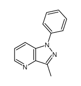 3-methyl-1-phenyl-1H-pyrazolo[4,3-b]pyridine结构式