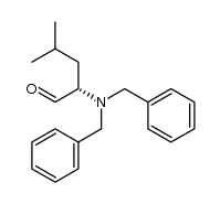 (S)-2-(N,N-dibenzylamino)-4-methylpentanal Structure