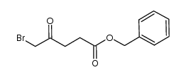 5-bromo-4-oxo-pentanoic acid benzyl ester结构式