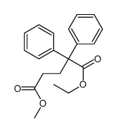 1-O-ethyl 5-O-methyl 2,2-diphenylpentanedioate结构式