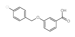 3-[(4-Chlorobenzyl)oxy]benzoic acid结构式