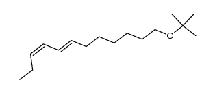 7(E),9(Z)-1-tert-butoxy-7,9-dodecadiene Structure