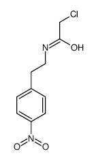 2-chloro-N-[2-(4-nitrophenyl)ethyl]acetamide结构式