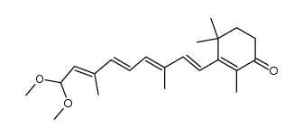 4-Oxo-all-trans-retinal-dimethylacetal Structure