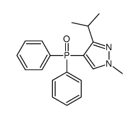 4-diphenylphosphoryl-1-methyl-3-propan-2-ylpyrazole Structure