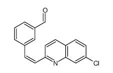 3-(2-(7-氯喹啉-2-基)乙烯基)苯甲醛结构式