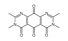 2,3,7,8-tetramethylpyrimido<5,4-g>quinazoline-4,5,6,10(3H,7H)-tetrone结构式