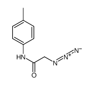 2-azido-N-(4-methylphenyl)acetamide结构式