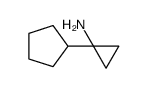 (1-cyclopentylcyclopropyl)amine(SALTDATA: HCl)结构式