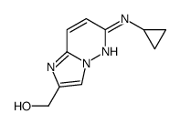 [6-(Cyclopropylamino)imidazo[1,2-b]pyridazin-2-yl]methanol结构式