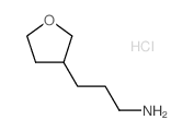 3-(Tetrahydro-furan-3-yl)-propylamine hydrochloride Structure