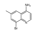 8-bromo-6-methylquinolin-4-amine Structure