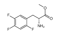 methyl (R)-2-amino-3-(2,4,5-trifluorophenyl)propanoate Structure