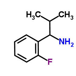 1-(2-Fluorophenyl)-2-methyl-1-propanamine Structure