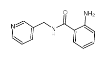 2-氨基-N-(吡啶-3-基甲基)苯甲酰胺结构式