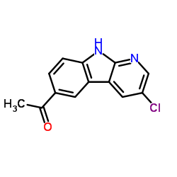 1-(3-Chloro-1H-pyrido[2,3-b]indol-6-yl)ethanone Structure