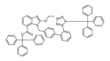N-Trityl Candesartan Trityl Ester结构式