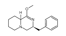 (3S,6S)-3-Benzyl-1,4-diaza-5-methoxybicyclo[4.4.0]dec-4-ene结构式