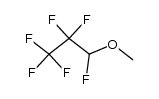 1-hydro-1-methoxyhexafluoropropane结构式